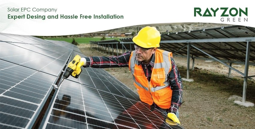 Rayzon Green solar EPC company executing solar panel design and installation for commercial and industrial applications in India.